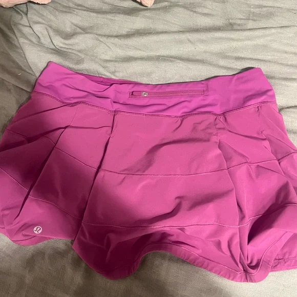 lulu lemon pace rival mise rise skirt size 10 - Picture 2 of 2